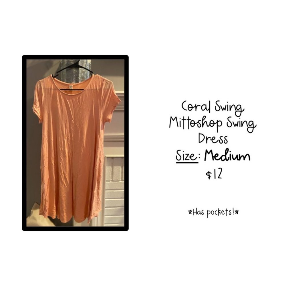 Coral Swingdress